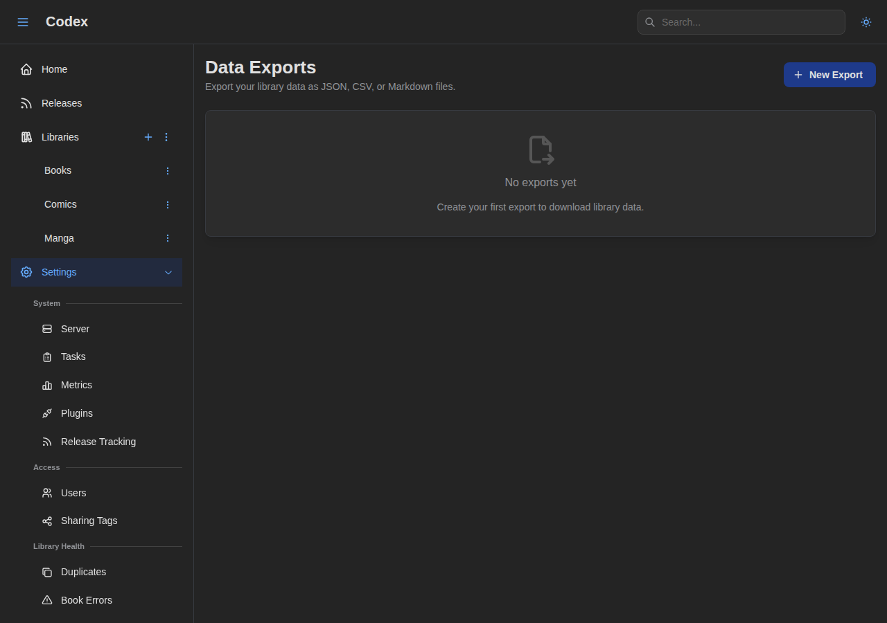 Data Exports