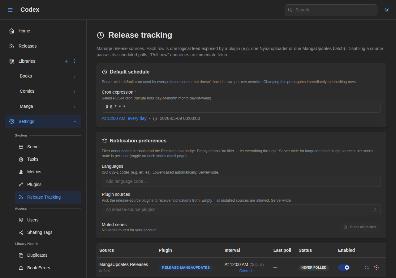 Release Tracking, Overview
